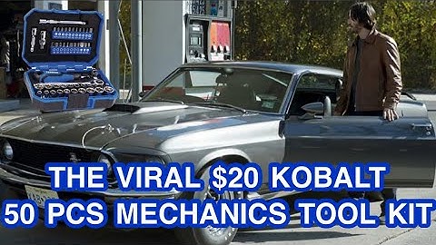 Kobalt 50-Piece Mechanics Tool Set & EDC Kit for Your Vehicle