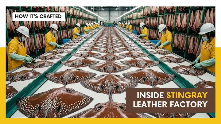 Inside the Stingray-Leather Factory: From Stingray Skin to Luxury Wallet (Full Process)
