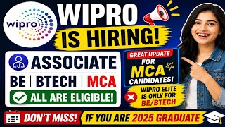 🔥Wipro off campus hiring for Associate || Basic Knowledge of SQL Queries || Don't miss