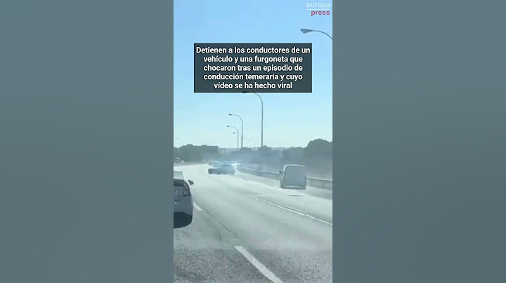 Detienen a un vehículo y una furgoneta que chocaron tras un episodio de conducción temeraria