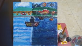 Tugas Seni Rupa (ALARM ART) Hanif Bilal 9A