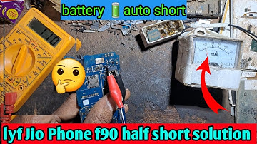 Jio f90 half short solution || Jio phone half shorting problem