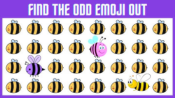 FIND THE ODD EMOJI OUT 🔍 | EMOJI PUZZLE QUIZ #36