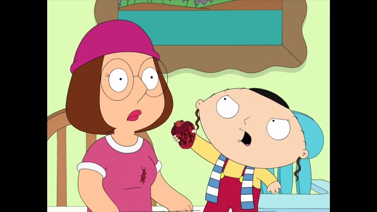 Family Guy - Stewie rips out Meg's Heart
