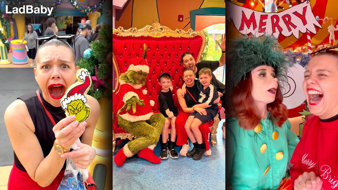 When Mum cries at the Grinch Breakfast 😭🎄