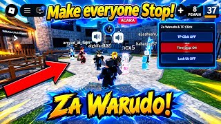 Time Stop Script, Dio Time Stop, Insta TP, Lock Ui, Roblox Script Keyless [Discontinued] Guide