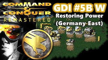 A Noob Playing C&C Remastered | GDi Mission 5B W - Restoring Power (Germany) | Tips & Tricks [HARD]