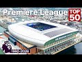 プレミアリーグ全スタジアム収容人数ランキングTOP50（1992-2026）/ Top 50 Premier League Stadiums by Capacity