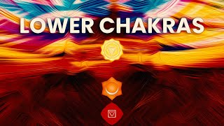 Lower Chakras Sound Bath | Root, Sacral, Solar Plexus, I Healing Mantras I LAM VAM RAM