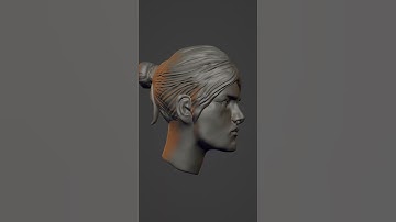 blender arcane portrait AI generated woman sculpt