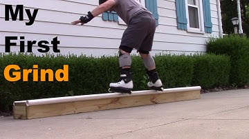My First Grind on Aggressive Inline Skates