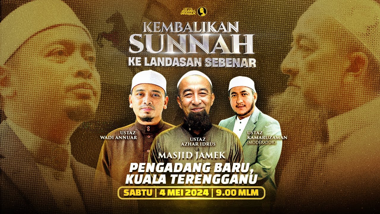 Forum Mega ASWJ - Rakaman Penuh [4K] | Ustaz Azhar Idrus, Ustaz Wadi Annuar dan Ustaz Kamaruzaman