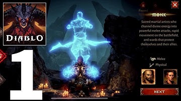 Diablo Immortal Gameplay Walkthrough Part 1 - Monk (iOS, Android)