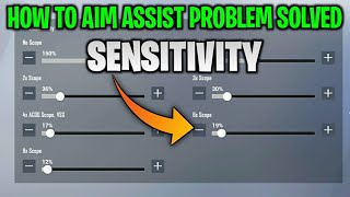 How To Aim Assist Problem Fix | Pubg Mobile Lite Best Sensitivity | Ninja Army screenshot 5