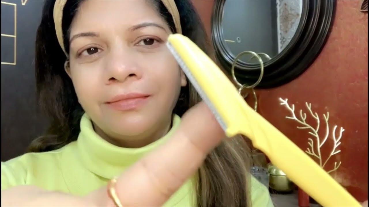 How to shave facial hair 😀 YouTube