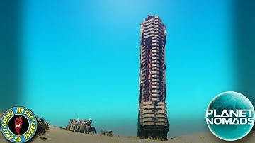 SELF SUSTAINED MINING WITH LOTS OF STORAGE  -  Planet Nomads Gameplay Ep34