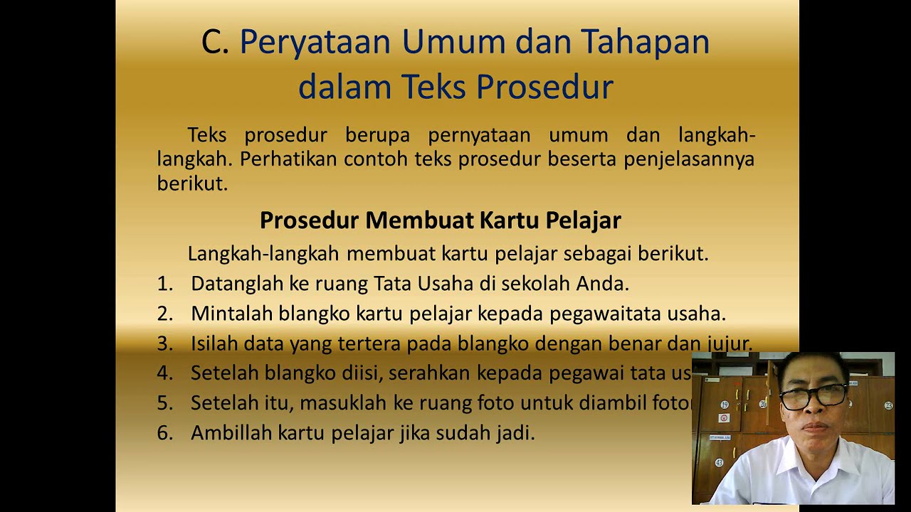 Teks Prosedur Kelas XI PART 2 - YouTube