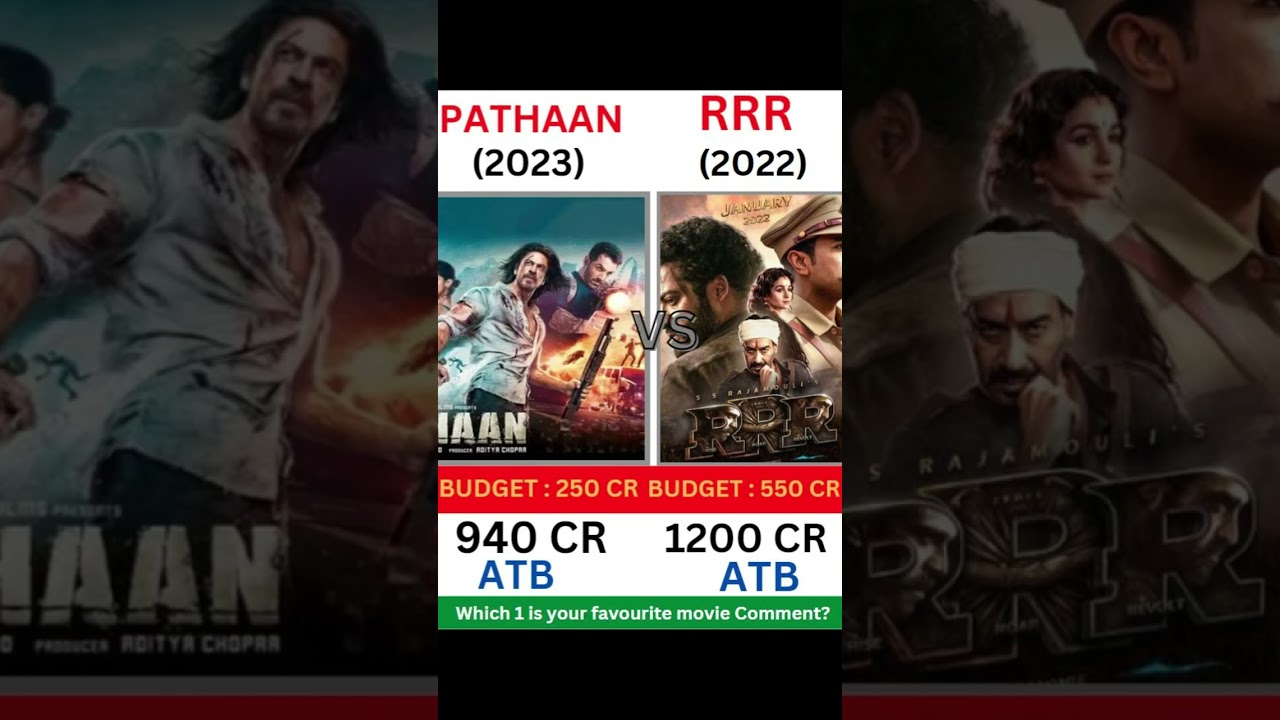 Pathaan VS RRR Movie Box Office Collection