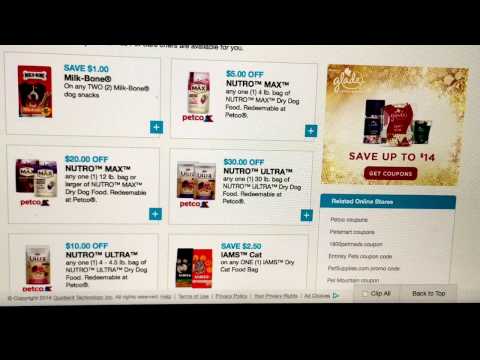 HOT Petco printable coupon:  $20.00 off a 12lb bag of Nutro Max Dog Food!