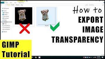 How to Export/Save Images with Transparency in GIMP! 🖼️ (Step-by-Step Tutorial)