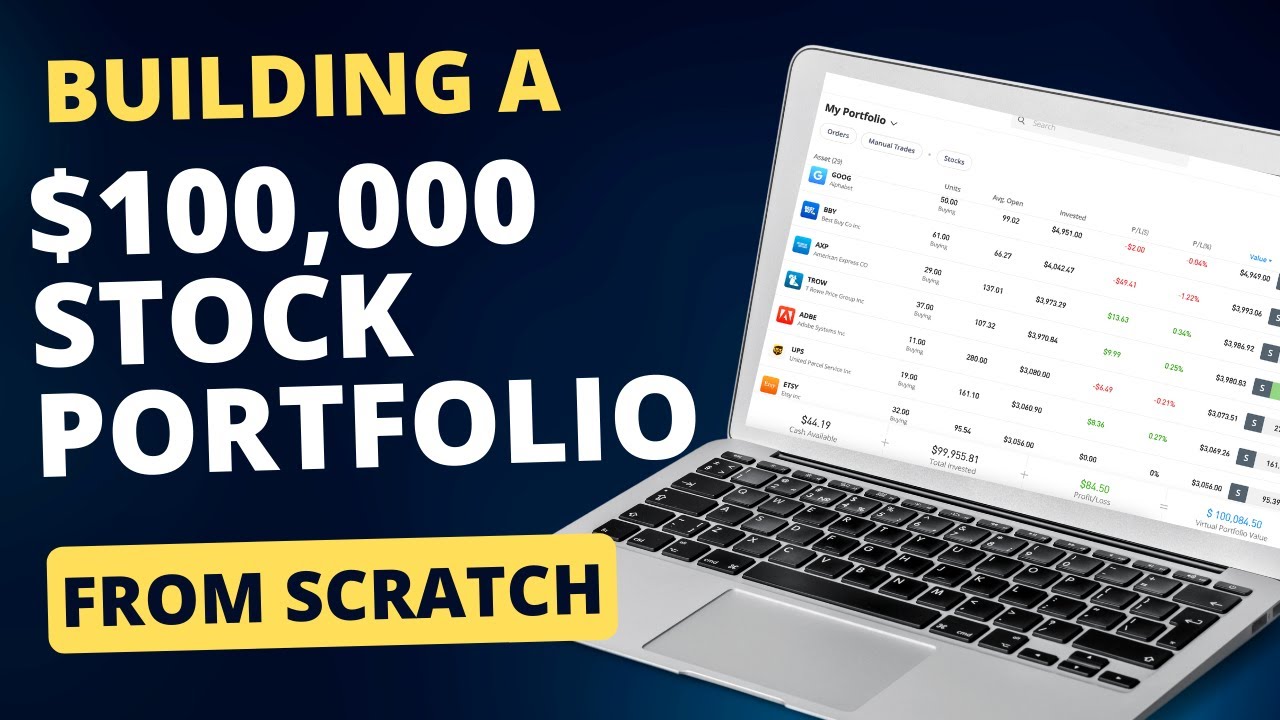 How to Build a $100,000 Stock Market Portfolio [in 2022] - YouTube