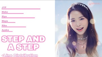 [CORRECTED] NiziU - Step and a Step Line Distribution