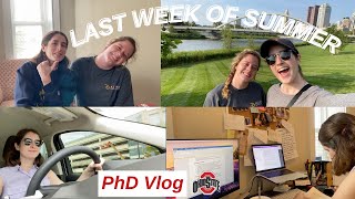 New Roommate, Readings, and Finding City Views | Last Week of Summer Term | OSU History PhD Student