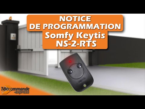 Programmer une télécommande Somfy Keytis NS-2-RTS