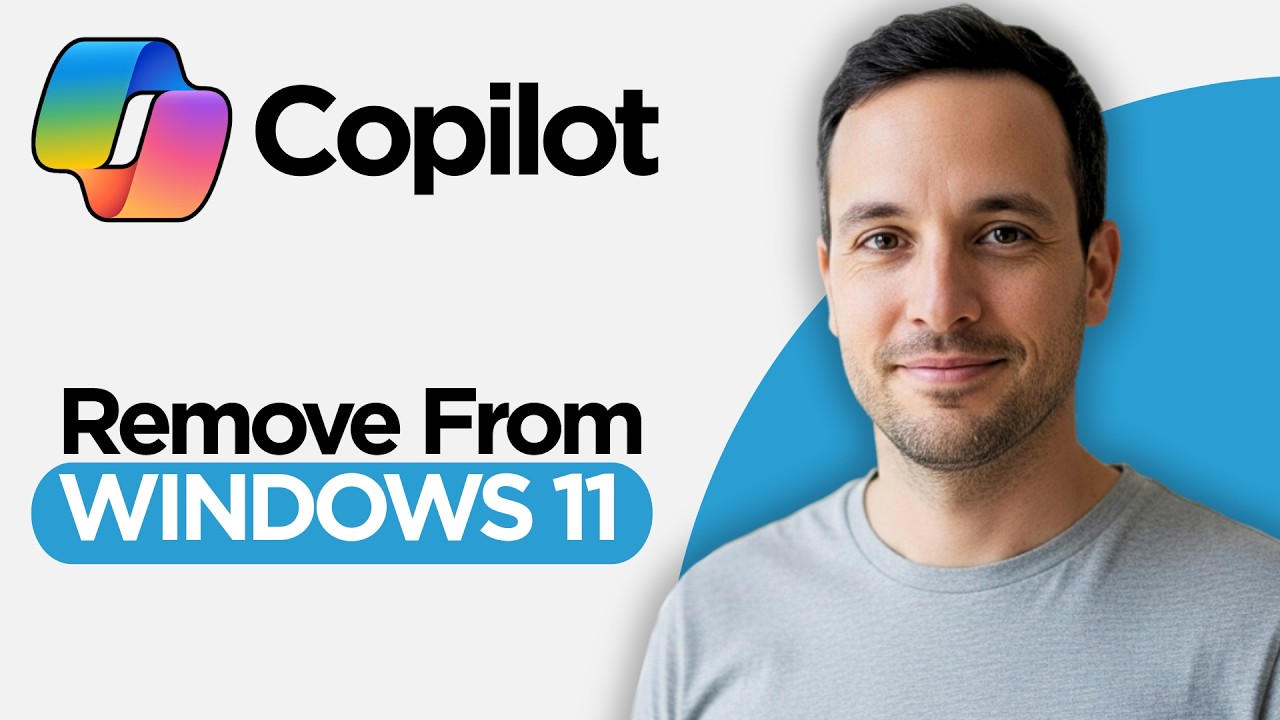 How to Remove Copilot From Windows 11 (2026 Step by Step Guide) - YouTube