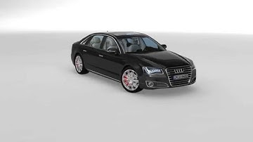 Audi A8L 3D Maya Model