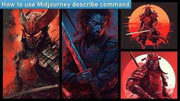 How to use describe command in Midjourney