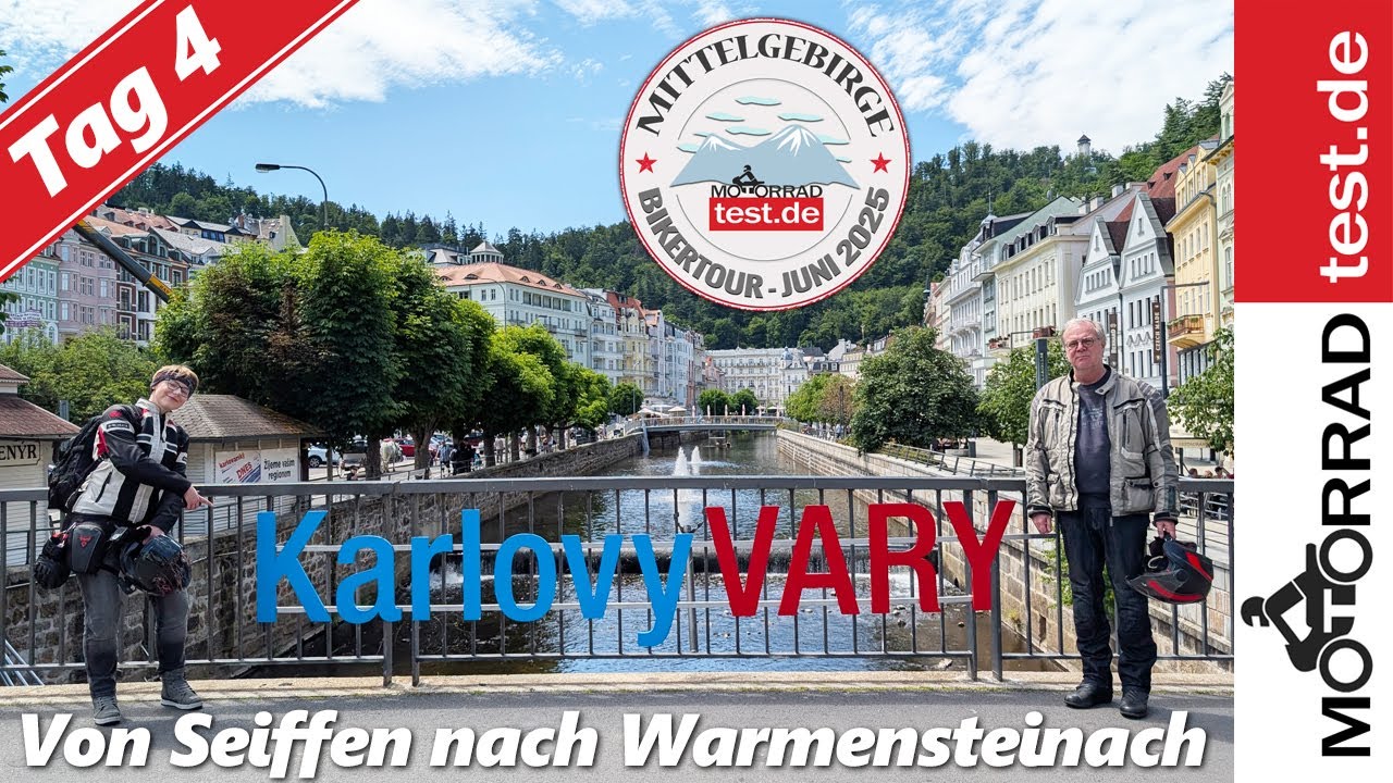 Mittelgebirge Bikertour 2025 | Tag 4: Von Seiffen über Karlsbad und Marienbad ins Fichtelgebirge