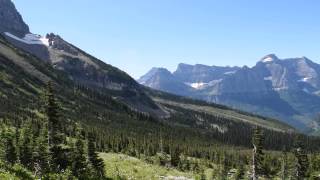 Hiking on the Highline Trail in Glacier National Park 2015