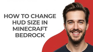 How To Change HUD Size In Minecraft Bedrock - GUIDE!