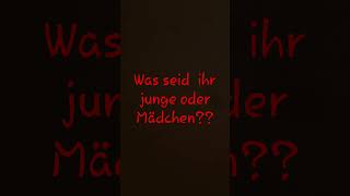 Junge oder Mädchen