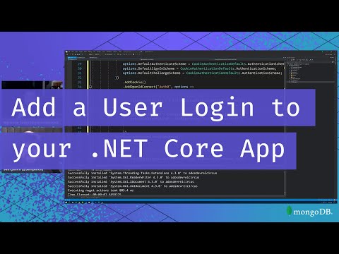How to Add a User Login to a  NET Core App (with Auth0's Sam Julien)