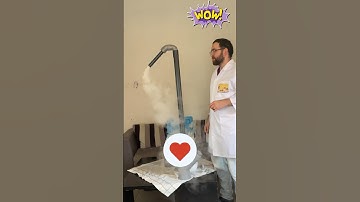 Dry ice Shower #shorts cool #science experiment