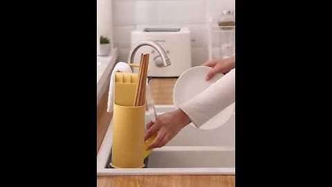 [ anka_home ] Kệ Để Đồ Bồn Rửa Bát ⚡ Điều Chỉnh Độ Dài ⚡Thông Minh Có Móc Treo Khăn và Ống Đũa