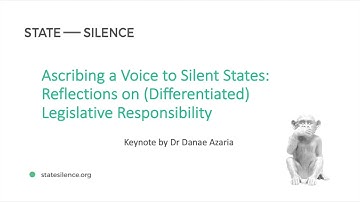 Ascribing a Voice to Silent States: Reflections on (Differentiated) Legislative Responsibility