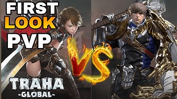 Traha Global First look of pvp arena Best MMORPG For Android/iOS /steam