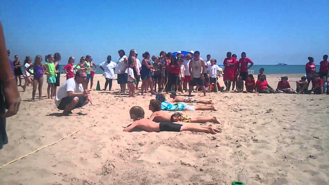 Jr. Lifeguard Beach Flag competition YouTube