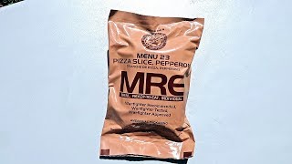 Tasting US Military Pizza MRE (Meal Ready to Eat)