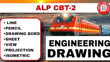 ALP CBT-2 || ENGINEERING DRAWING || Basic science and engineering || PROJECTION, LINE, ISOMETRIC #ED