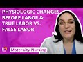 Physiologic Changes Before Labor True Vs False Labor Maternity Nursing LevelUpRN Physiologic Changes Before Labor True Vs False Labor Maternity Nursing LevelUpRN