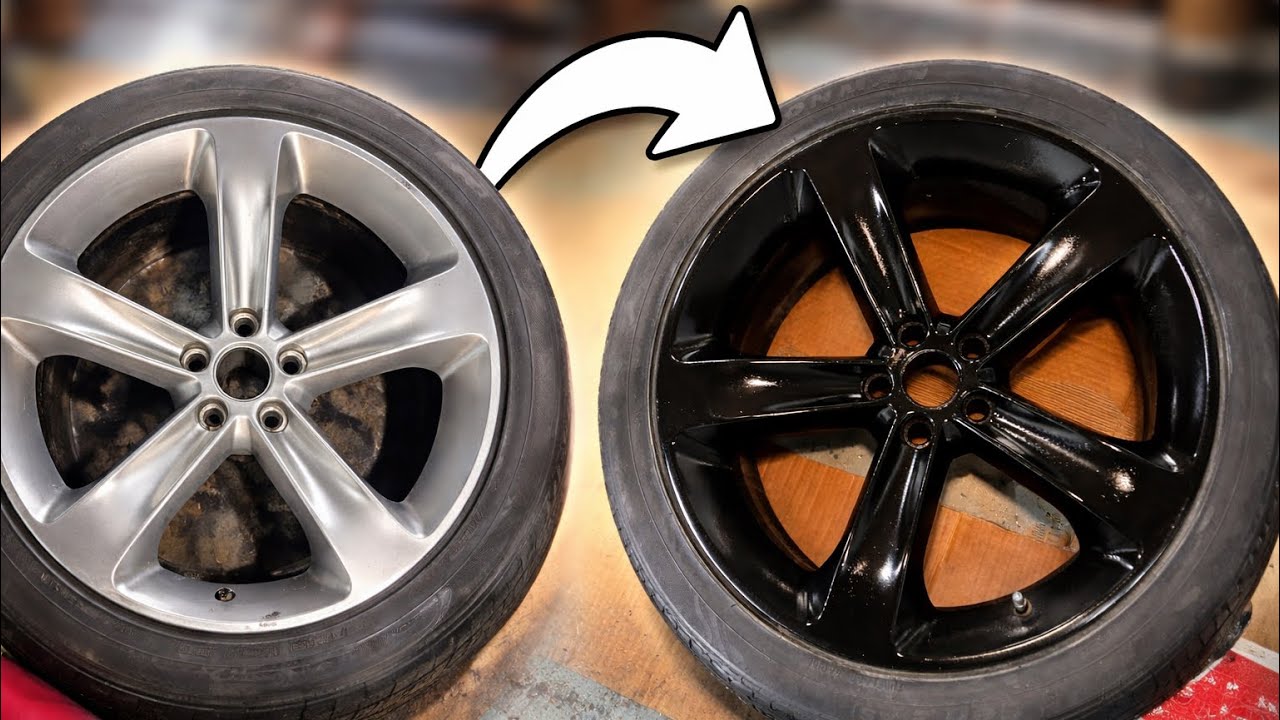 I Painted My Rims BLACK… Here’s How It Turned Out 👀 - YouTube