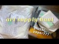 art supply unboxing and demo // aliexpress and blick