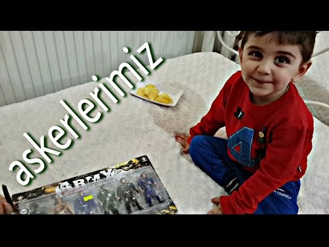 Oyuncak Askerler , Türk askerini kimse yenemez , oyuncak açılımı , eğlenceli çocuk videosu