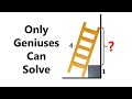 The ladder and box problem - a classic challenge!