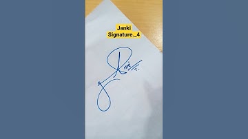 #janki #janvi #signature #style #name #shorts