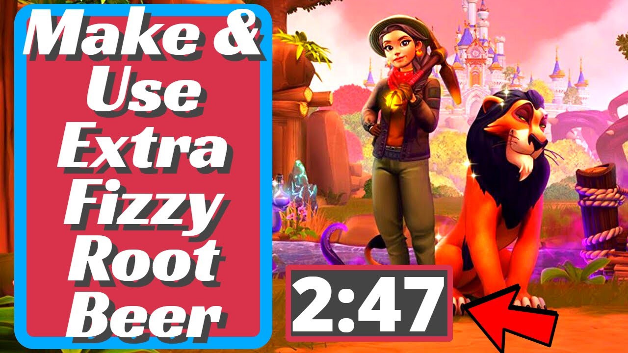 Disney Dreamlight Valley Root Beer Mit Viel Kohlensäure How To Make and Use Extra Fizzy Root Beer in Disney Dreamlight Valley